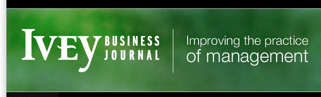 Ivey Business Journal - Rule of Three